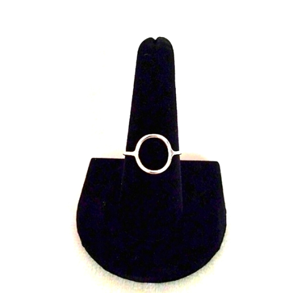 Sterling Silver Open Circle Ring Sz. 8